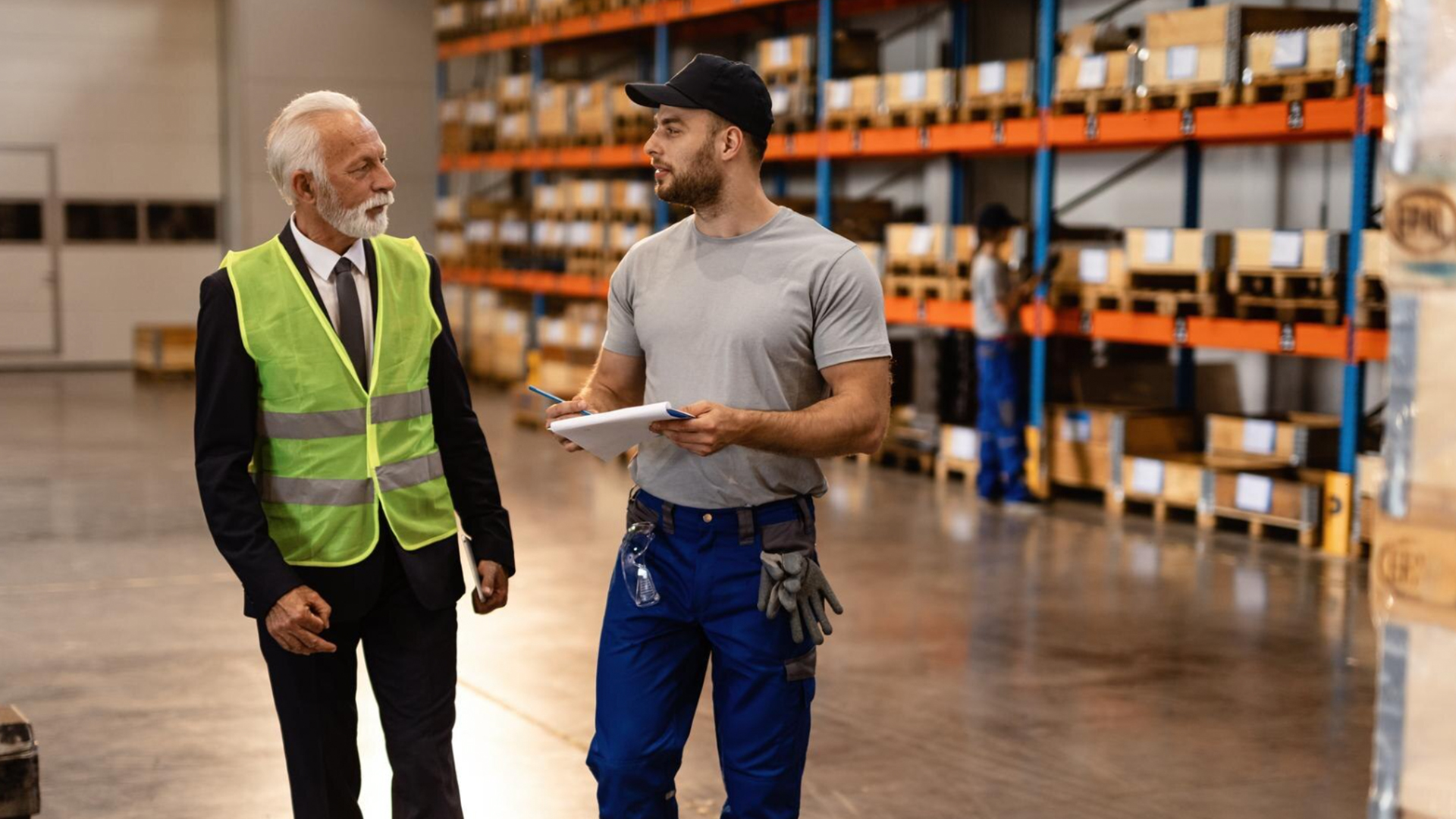 Consulting customer on site