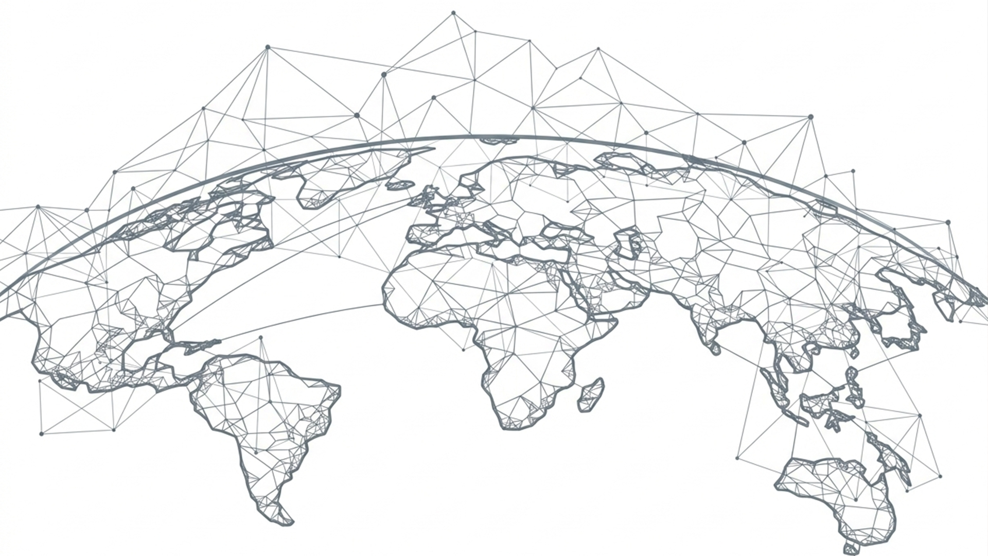 Map of the world with JAC locations for spare parts