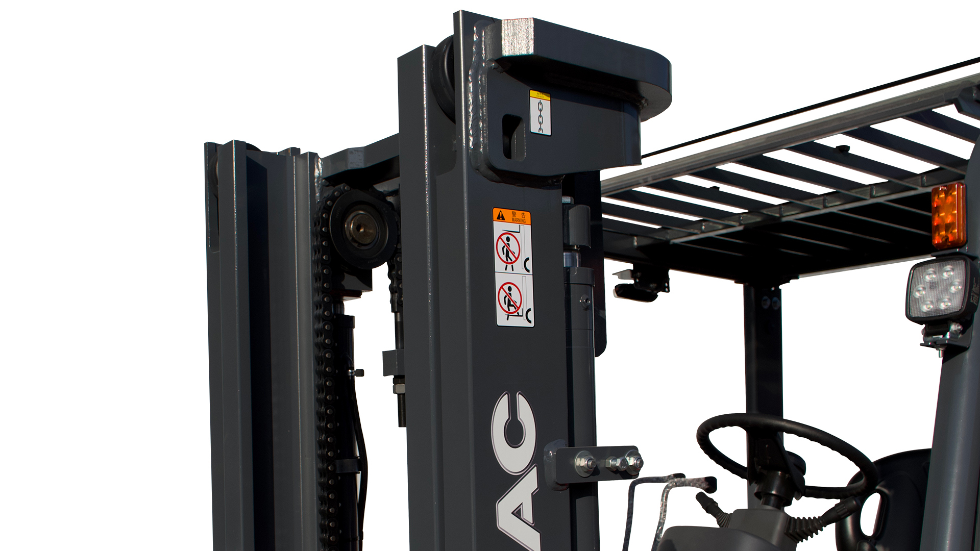 Mast Chain of a JAC Reach Truck